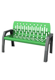 Park Bench 48" for Common Area 2040 Frost #FR002040VER