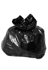 12" x 12" Garbage Bags Black Regular #WD012X12NOI