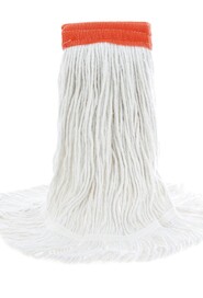 Multimate, Rayon Wet Mop, Wide Band, Looped-End, White #AG001776000