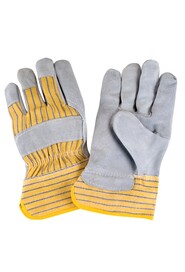 Fitters Gloves, Large, Split Cowhide Palm, Cotton Inner Lining #TQSAP224000