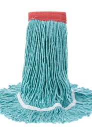 BacStop, Antimicrobial Wet Mop, Wide Band, Looped-End, Blue #AG002922000