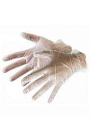 Clear Vinyl Gloves 5 Mil with Powder #SE00T52500L