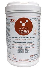 ALI-FLEX 1250 Disposable Disinfectant Wipes with Bleach #LM009665L95