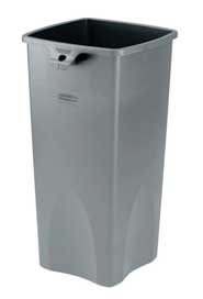3569-88 UNTOUCHABLE Square Waste Container 23 gal #RB356988GRI