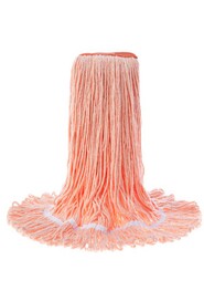 JaniLoop Synthetic Wet Mop, Narrow Band, Looped-end Orange #AG002713ORA