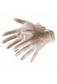 Clear Vinyl Gloves 4 mil Powder Free #SE038227000