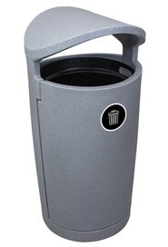 EURO Outdoor Waste Container with Lid 36 Gal #BU104421000