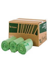 24" x 32" Sacs compostables en rouleau #PKBIO243200