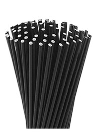 Black Compostable Paper Straw #EC752999500