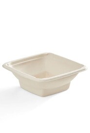 Square Bamboo Container of 28 oz 7'' x 7'' #EC400927000