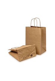 Brown Paper Bag with Handle #EC112261600