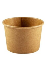 Round Recyclable Kraft Cardboard Container #EC700041900