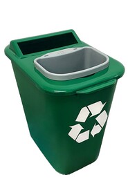 MOBILIA Corbeille de recyclage avec couvercle 26L #NIMOB26DUOV