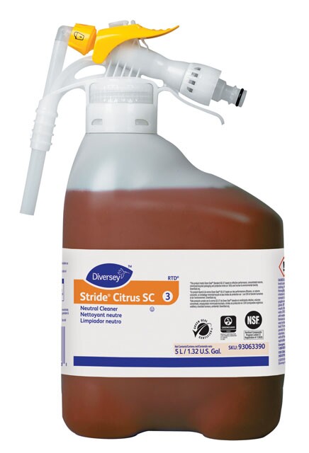 STRIDE CITRUS Concentrated Neutral Cleaner #JH306339000