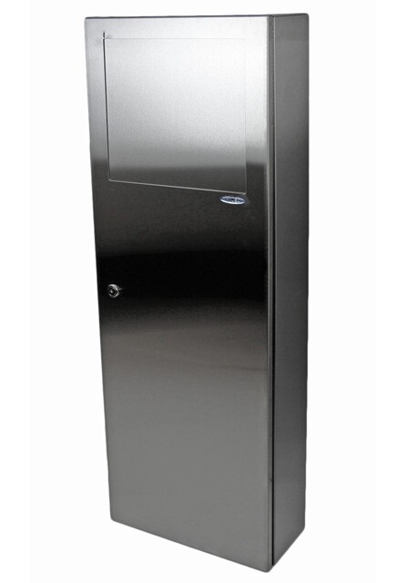 340 Lockable Wall Mounted Waste Container 6 Gal #FR00340B000