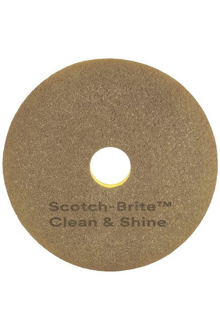 CLEAN AND SHINE Cleaning and Buffing Floor Pads 2 Sides #3M148036000
