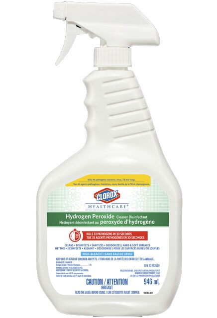 CLOROX Nettoyant désinfectant au peroxyde d'hydrogène 30828, #CL152772000, Montréal, Québec