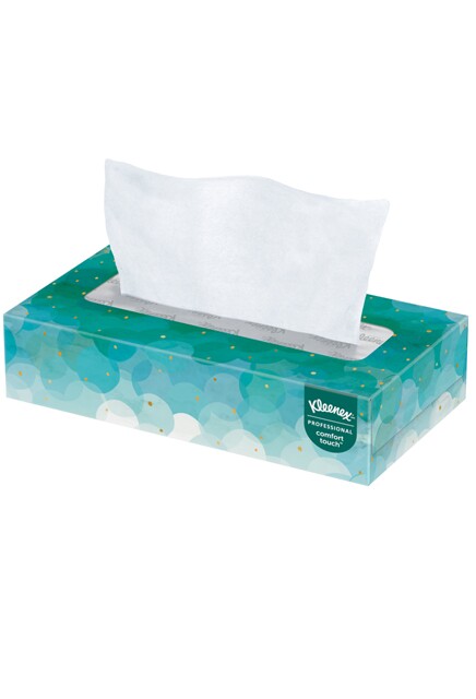 Papier mouchoirs Kleenex 100 feuilles 2 plis, paquet de 10 - ABC  Distribution