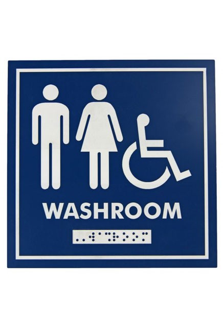 Spécifications techniques pour Pictrogramme neutre pour toilette, fauteuil  roulant, braille, anglais 966 | #FR000966000 | Montréal, Québec | Lalema  inc.