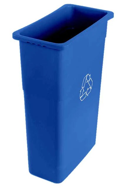 Poubelle blue mince de recylage, 23 gal 9513 | #GL009513BLE | Montréal,  Québec | Lalema inc.