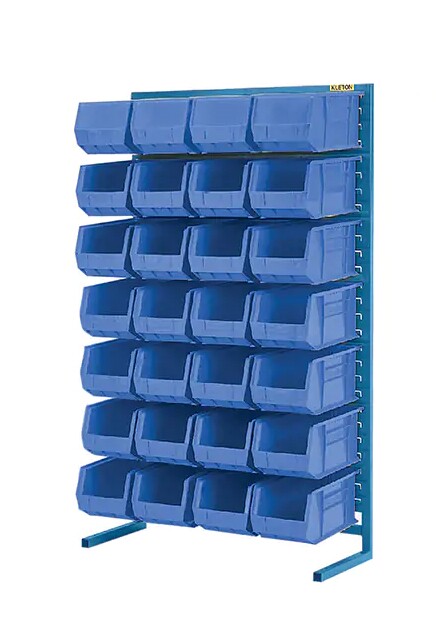 Single Sided Stationary Bin Racks, 28 bins #TQ0CB654000