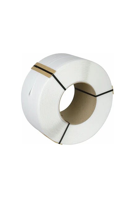 Machine Grade Polypropylene Strapping, White #TQ0PF073000