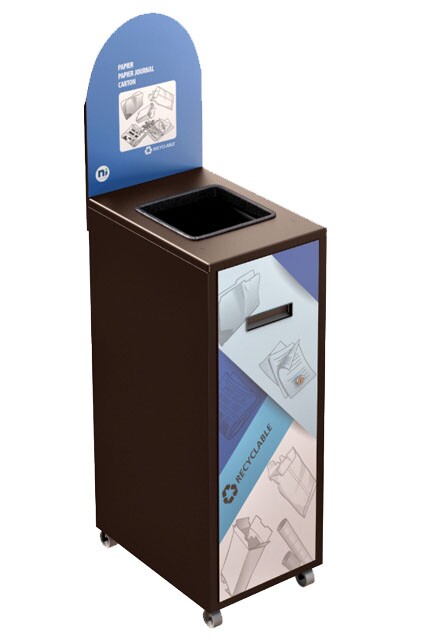 MULTIPLUS Recycling Station with Lid 120L #NIMU120P5PCBRU