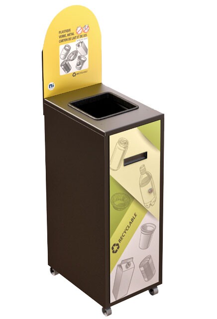 MULTIPLUS Recycling Station with Lid 120L #NIMU120P5PVMNOI