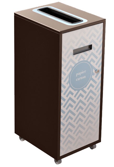 LOUNGE Recycling Container 87L #NILO87P7PCBRU