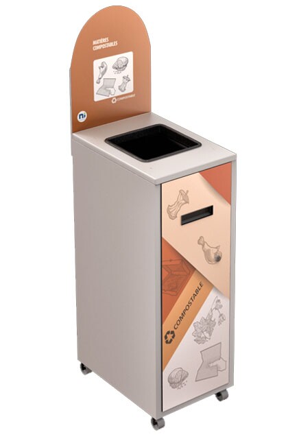 MULTIPLUS Organic Waste Recycling Station 120L #NIMU120P5MOBLA
