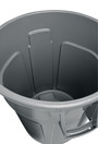 2631 BRUTE Flat Lid for 32 Gal Round Waste Containers