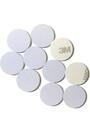 NFC Tag NTAG213 IP66 On-Metal Round White PVC with 3M Adhesive