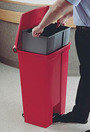 LEGACY Plastic Step-On Waste Container 23 Gal