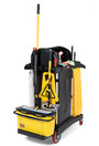 High-Security Janitor Cleaning Cart 9T75