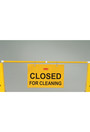 Safety Hanging Sign "Closed for Cleaning" in English Only