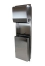 Unit Touch Free Towel Dispenser and 50 L Disposal Receptacle