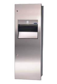 Unit Multifold Towel Dispenser and 16,5 L Disposal Receptacle #FR41014C000