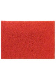 5100 SCOTCH-BRITE Tampon de récurage et de lustrage rouge #3M012X18ROU