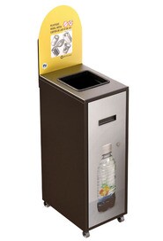 MULTIPLUS Recycling Station with Lid 120L #NIMU120P1PVMNOI