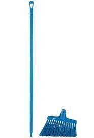 Broom with Steel Handle and Extra-Coarse Fibers, 12" #TQ0JP269000