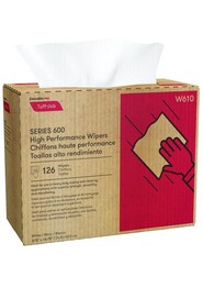 Tuff Job White Pop-Up Box High Performance Wipers W600 Series #CC00W610000
