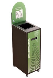 MULTIPLUS Recycling Station with Lid 120L #NIMU120P3CONOI