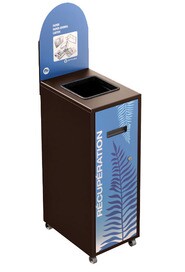 MULTIPLUS Recycling Station with Lid 120L #NIMU120P3PCBRU
