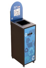 MULTIPLUS Recycling Station with Lid 120L #NIMU120P4MRNOI