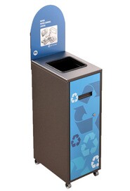 MULTIPLUS Recycling Station with Lid 120L #NIMU120P4PCGRI