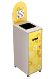 MULTIPLUS Recycling Station with Lid 120L #NIMU120P4PVMBLA