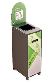 MULTIPLUS Recycling Station with Lid 120L #NIMU120P5COGRI