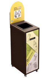 MULTIPLUS Recycling Station with Lid 120L #NIMU120P5PVMBRU