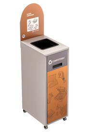 MULTIPLUS Organic Waste Recycling Station 87L #NIMU87P6MOBLA