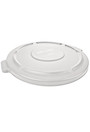 2645 BRUTE Flat Lid for 44 Gal Round Waste Container #RB264560BLA